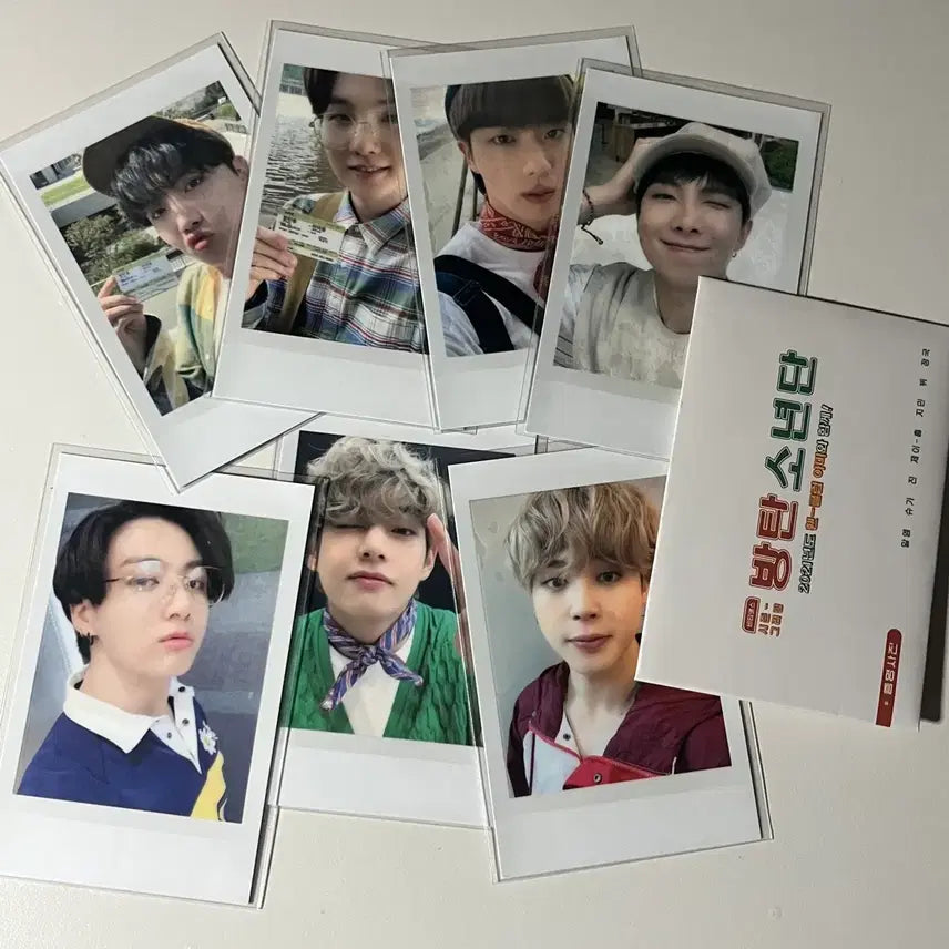 [BUNJANG] BTS 2021 Season's Greetings Photocard Bundle Set / 방탄소년단 2021 시그 포카 일괄 bts pc