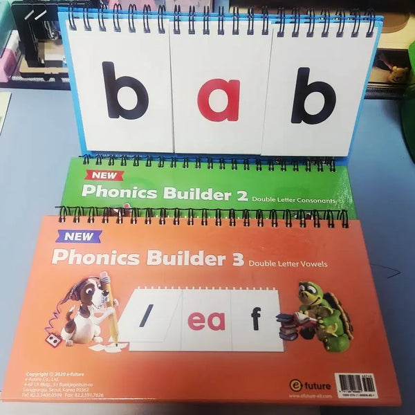 [BUNJANG] E-Future Phonics Builder Complete Set (3 Volumes) / 이퓨처 파닉스빌더 전3권