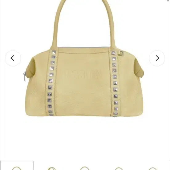 [BUNJANG] Passion Stud Crush Bag Lemon / [새상품]파시온 스터드 크러쉬 백 레몬