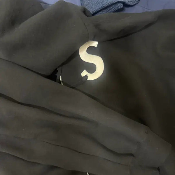[BUNJANG] Supreme Hooded Zip-Up Black / 슈프림 후드 집업 블랙