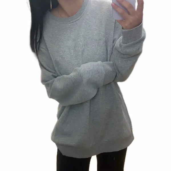 [BUNJANG] Calvin Klein Grey Sweatshirt XL / 캘빈클라인 그레이 맨투맨