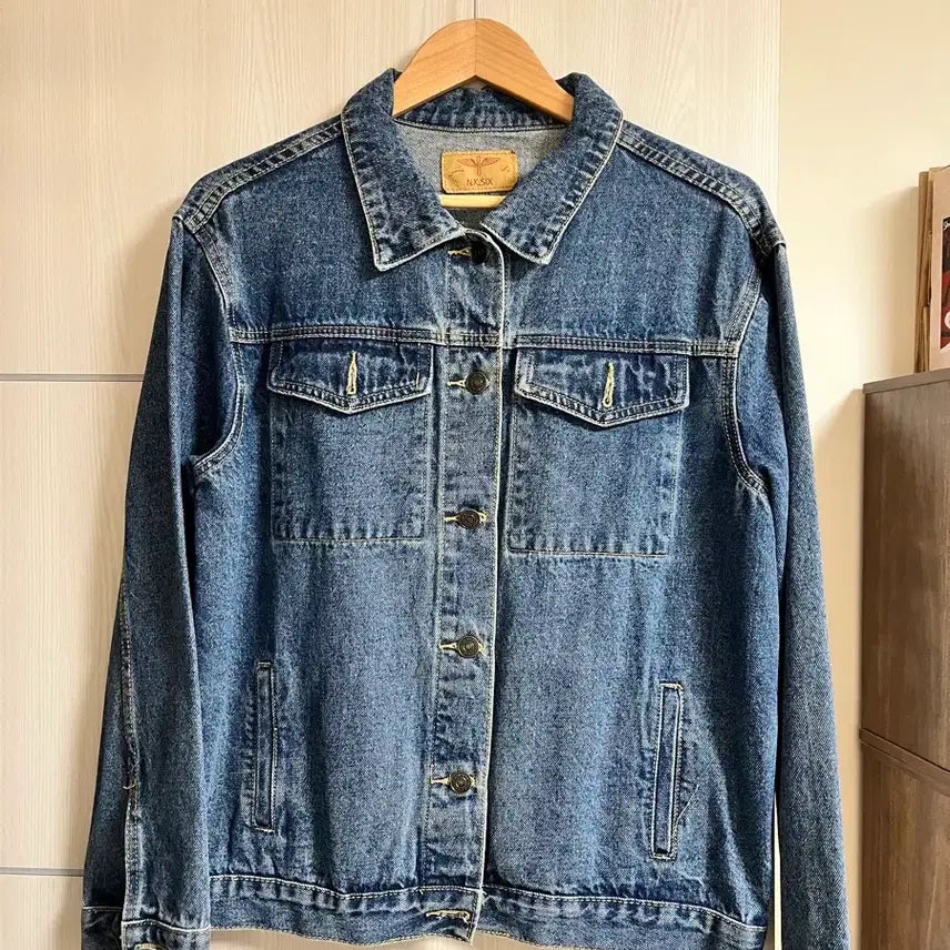 [BUNJANG] NIKISIX Vintage Washed Denim Jacket / 니키식스 (NIKISIX / NIKISIX JEANS) 빈티지 워싱 데님 자켓
