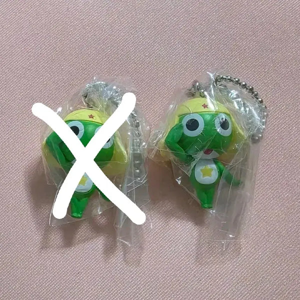 [BUNJANG] Sergeant Frog Keroro Mascot Gummy Keychain (Opaque Keroro) Ball Chain Goods / 미개봉 개구리중사 케로로 마스코트 구미 키링 불투명 케로로 볼체인 굿즈