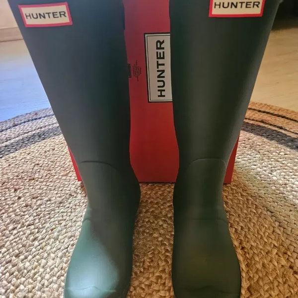 [BUNJANG] Hunter Tall Rain Boots Green UK5 / 헌터 톨 레인 부츠 UK5