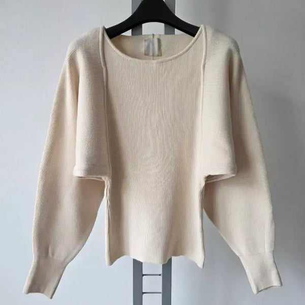 [BUNJANG] NYMPH Ivory Oversized Knit - Free Size / NYMPH 님프 골지 니트-F(새상급)