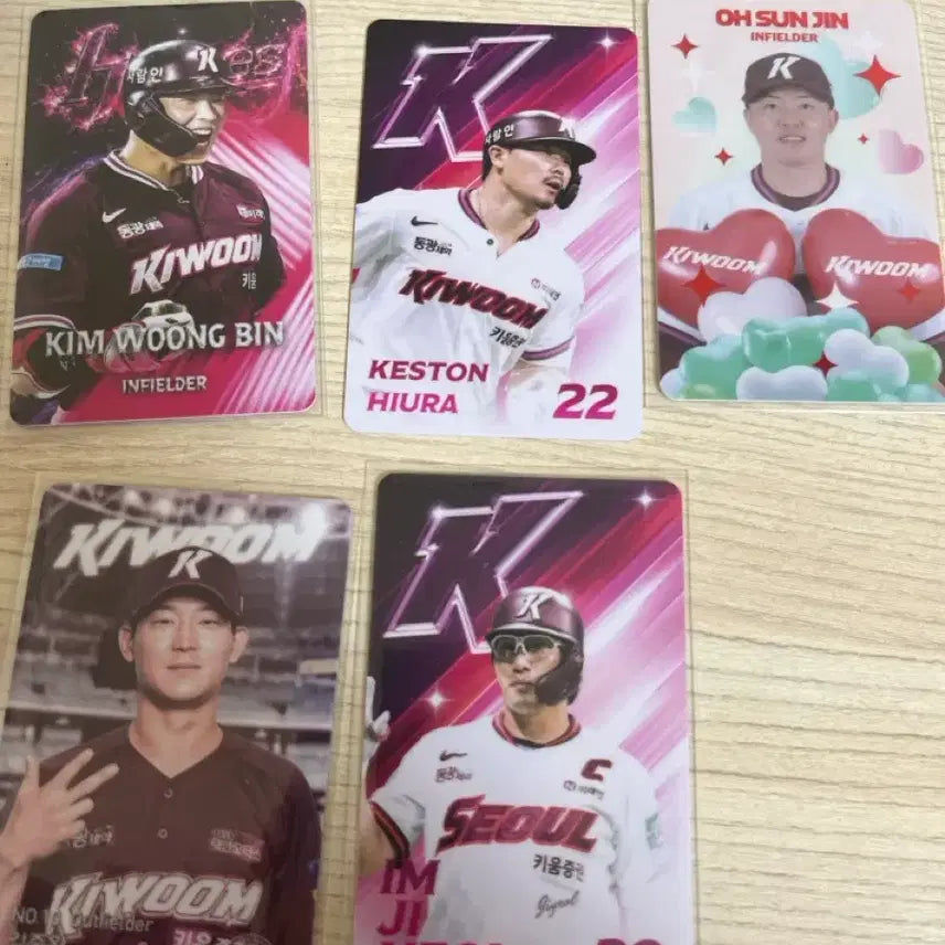[BUNJANG] Kiwoom Heroes Photocard Bundle Set / 키움히어로즈 포토카드 일괄 양도