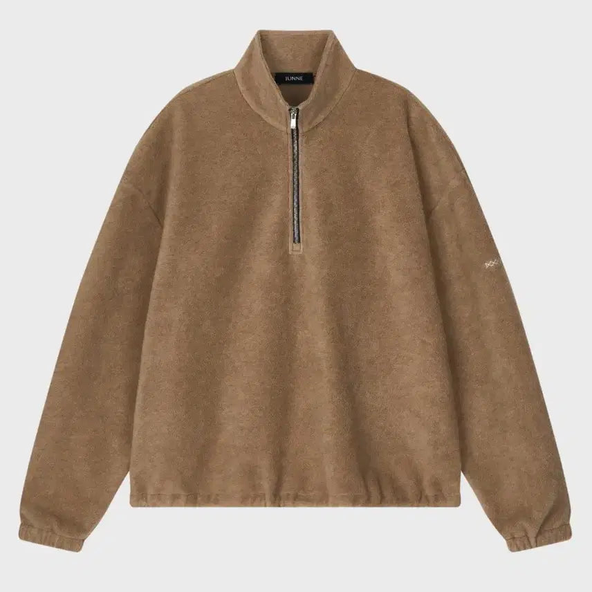 [BUNJANG] Juenne J46 Fleece Half Zip-Up Beige / [L] 준느 J46 플리스 하프 집업 베이지
