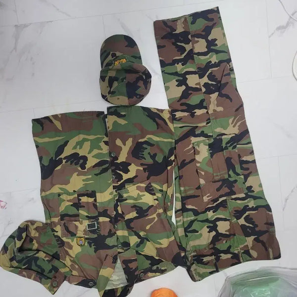 [BUNJANG] Military Uniform Set Frog Pattern / 밀리터리 군복 1벌