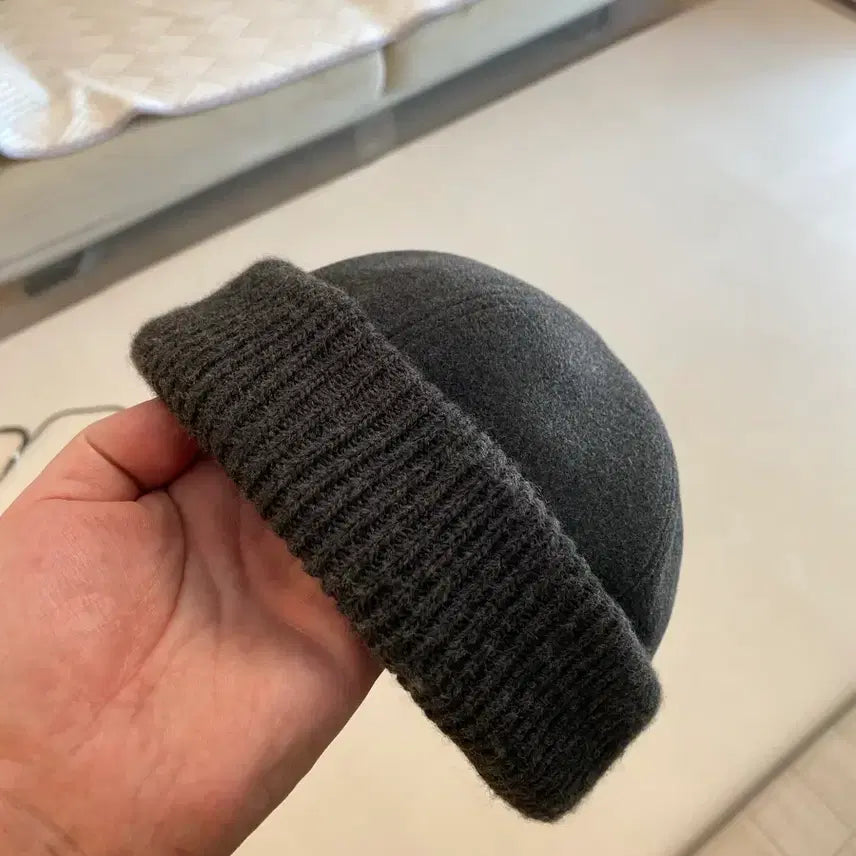 [BUNJANG] Zara Watch Cap Grey Charcoal / 자라 / 와치 캡 / 그레이 챠콜
