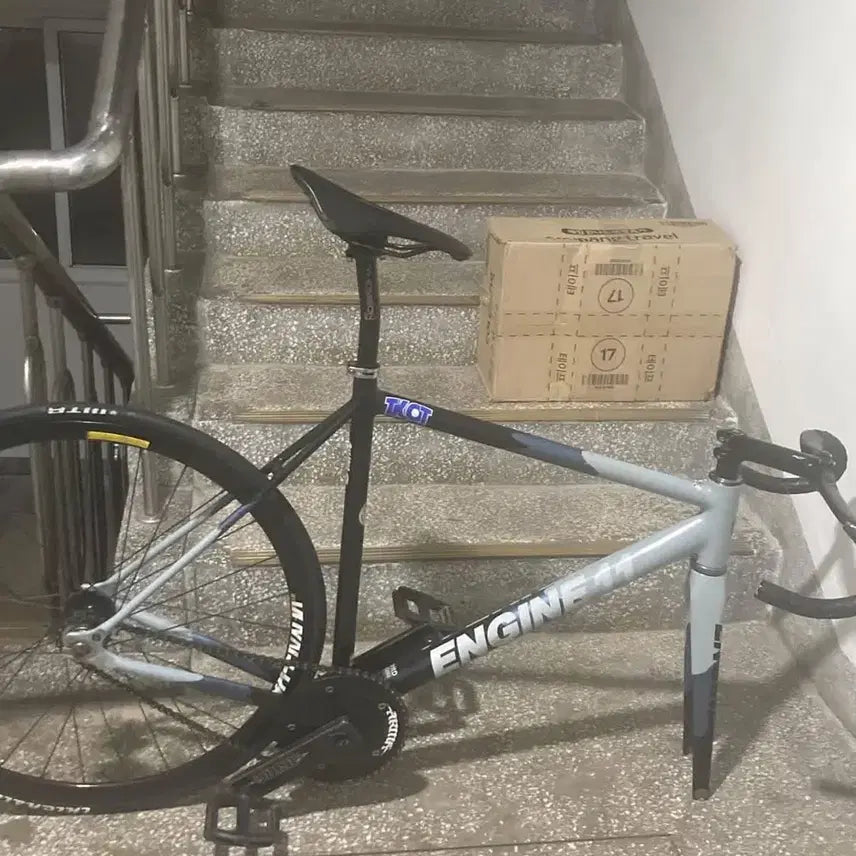 [BUNJANG] Custom Build Metal Grey Fixed Gear Frameset with Upgraded Components / 메탈그레이 반차 급처/대차