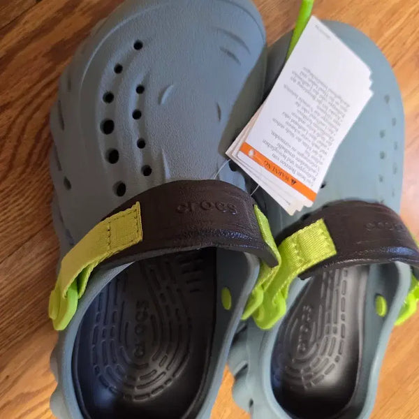 [BUNJANG] Crocs Echo Clog Sandals Black / 크록스 에코 블랙 샌들 j4 m4 w6 240 230 235