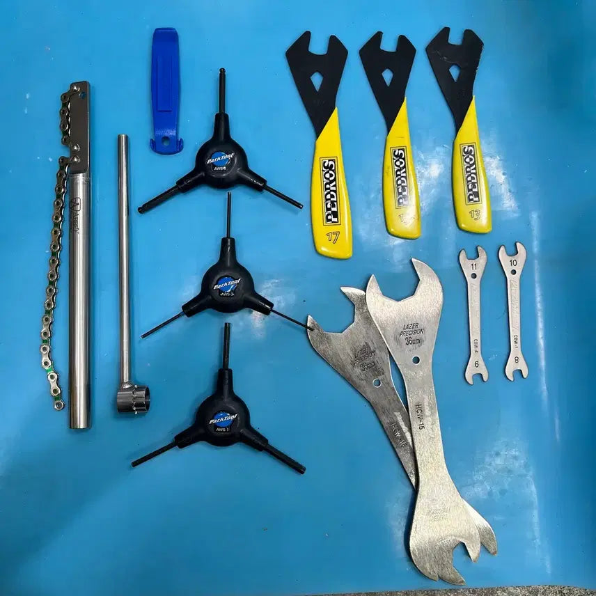 [BUNJANG] Park Tool & Assorted Bicycle Tool Set with Axle Vise / 파크툴 외 자전거 공구 세트