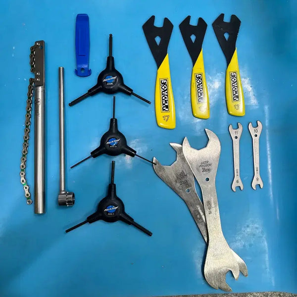 [BUNJANG] Park Tool & Assorted Bicycle Tool Set with Axle Vise / 파크툴 외 자전거 공구 세트
