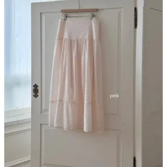 [BUNJANG] Yuria Sofia Skirt Pink / 유스리아 소피아 스커트 핑크