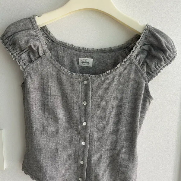 [BUNJANG] The Barnet Knit Top / 더바넷 상의