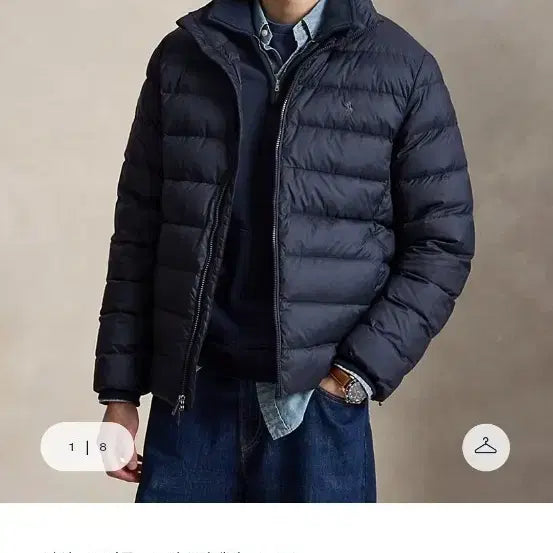 [BUNJANG] Polo Ralph Lauren Packable Down Jacket Navy / 폴로 패커블 다운 자켓 네이비 xL