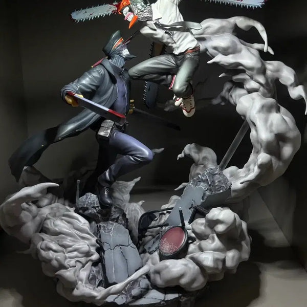 [BUNJANG] S-Fire Chainsaw Man Samurai Sword vs. Chainsaw Figure (Opened, Good Condition) / s-fire 에스파이어 체인소맨 사무라이소드vs체인소(개봉양품)