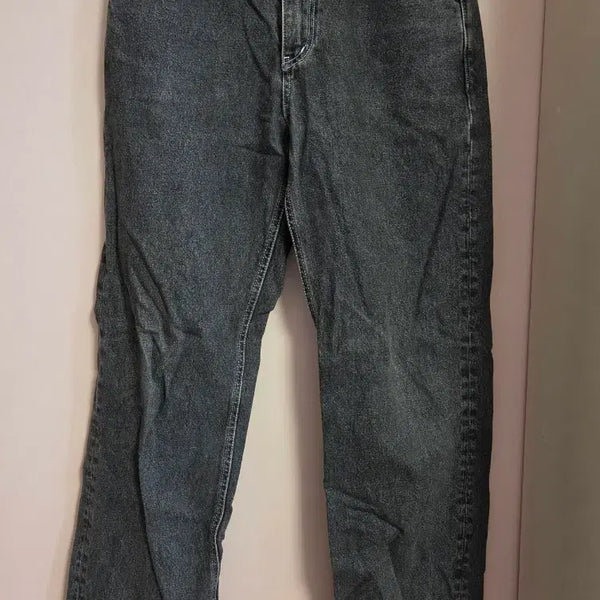 [BUNJANG] Instant Denim Black Pants / 인스턴트 데님 블랙팬츠