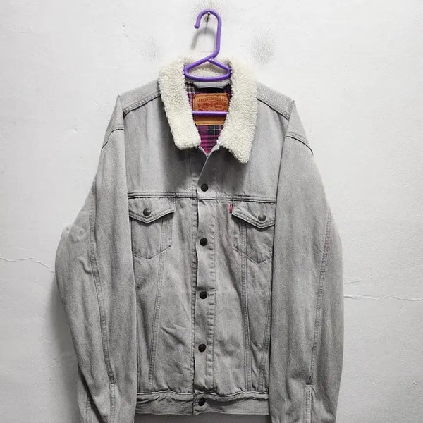 [BUNJANG] Levi's Sherpa Lined Denim Jacket / 리바이스 쉐르파 청자켓 양털