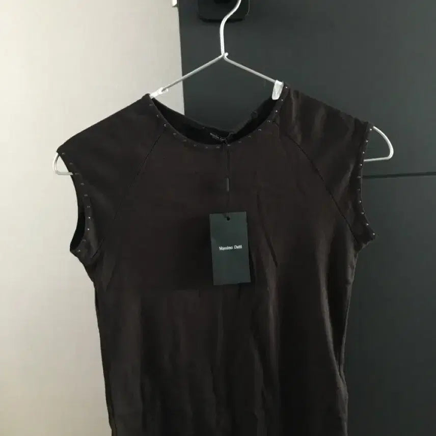 [BUNJANG] Massimo Dutti Studded Top (Brown) / 마시모두띠 studded 탑 (브라운)