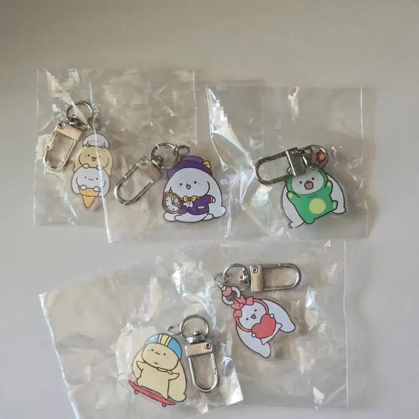 [BUNJANG] Mangbungi Keyring Bundle Set / 망붕이 키링 5개 일괄