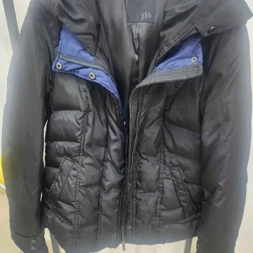 [BUNJANG] YSB Black Hooded Padded Jacket / ysb 패딩 블랙 후드