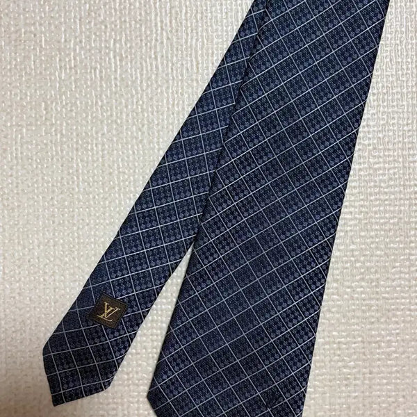 [BUNJANG] Louis Vuitton Silk Monogram Necktie / 정품 루이비통 넥타이 (사용감 없음)