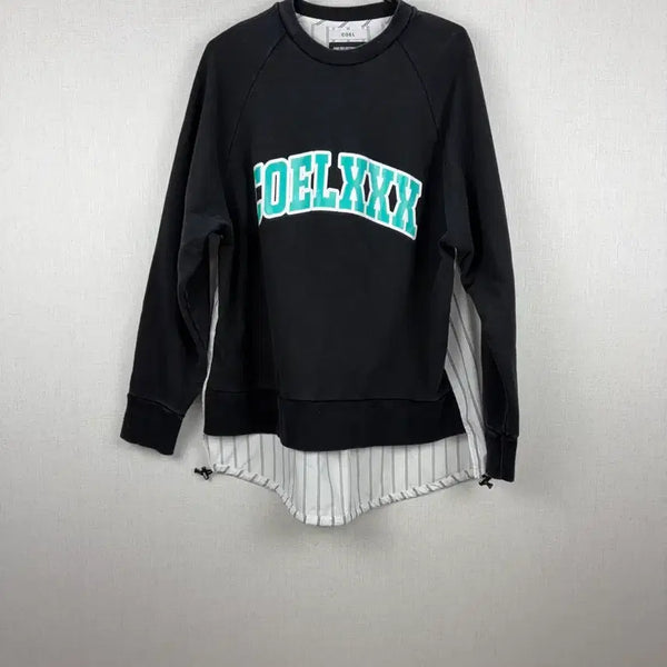 [BUNJANG] COEL Mixed Shirt Sweatshirt / COEL  셔츠 믹스 맨투맨 55-66