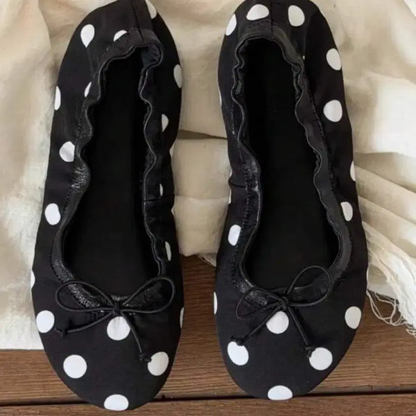 [BUNJANG] Polka Dot Ballet Flats / 귀여운 땡땡이 플랫슈즈 팔아요