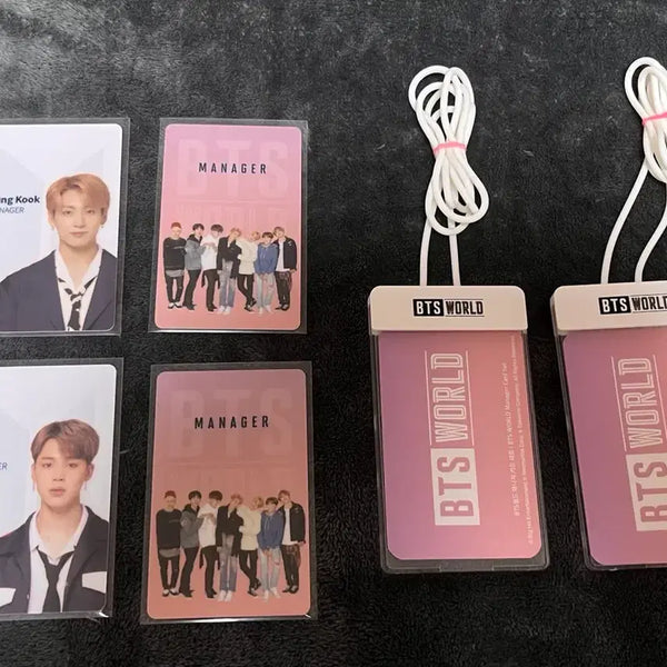 [BUNJANG] BTS Jimin Jungkook Manager Card Bundle Set / BTS 방탄소년단 비월 지민 정국 매니저 카드 일괄