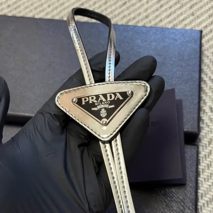 [BUNJANG] Prada Tie Silver / 프라다 타이 실버