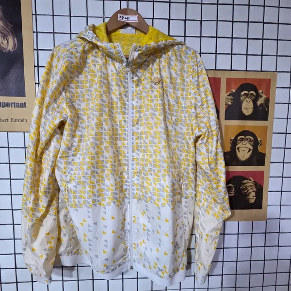 [BUNJANG] Adidas Yellow Pattern Windbreaker / 아디다스 바람막이 옐로우 패턴 0920