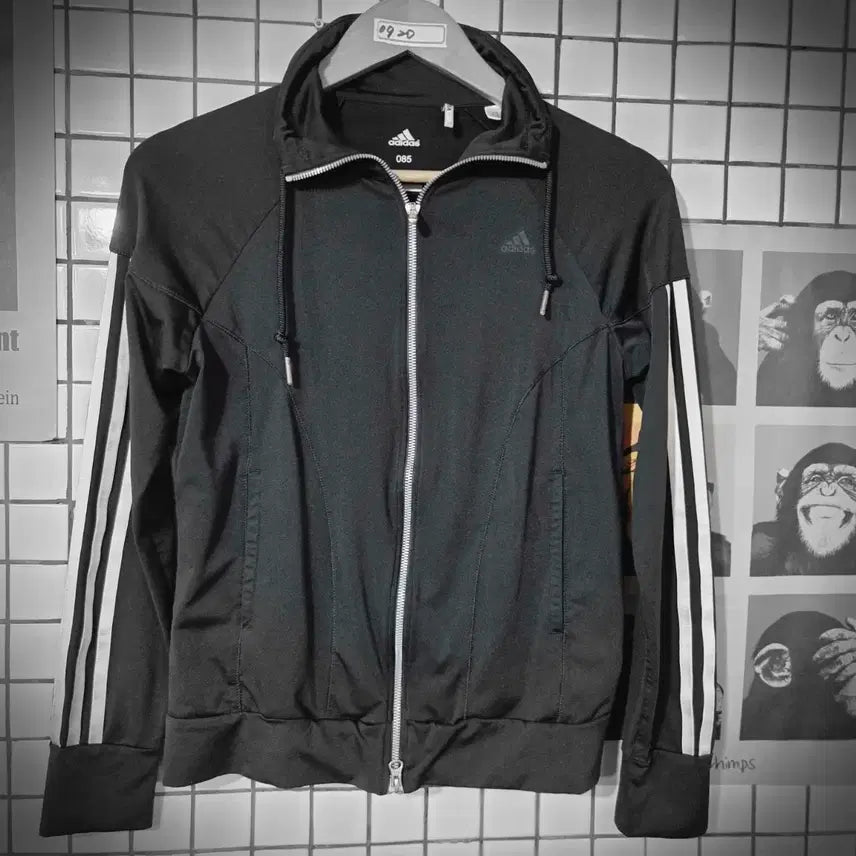 [BUNJANG] Adidas Black Track Top / 아디다스 트랙탑 검정색 0920