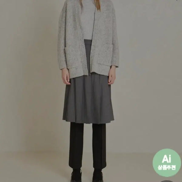 [BUNJANG] Nice Clab Premium Combi Knit Zip-Up / 나이스클랍 고급진 콤비 니트집업(SB4
