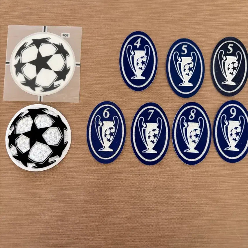 [BUNJANG] Champions League Starball & Jersey Patch Set / 스타볼 + BOE 챔피언스리그 유니폼 패치 세트