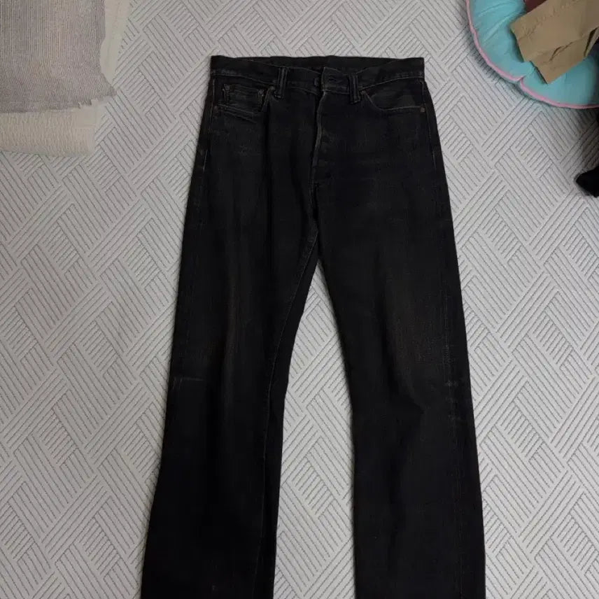 [BUNJANG] Momotaro Regular Straight Denim / 모모타로 레귤러 스트레이트 데님