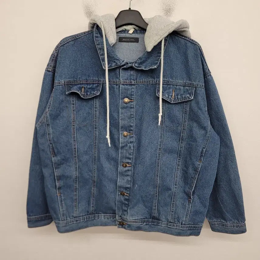 [BUNJANG] JH Style Washed Denim Jacket / [100/L] JH STYLE 후드 워싱 데님 자켓 청자켓