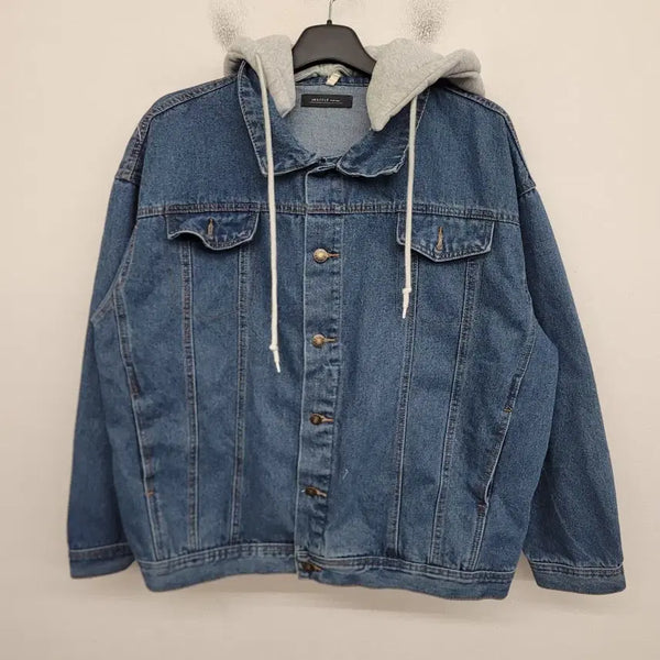 [BUNJANG] JH Style Washed Denim Jacket / [100/L] JH STYLE 후드 워싱 데님 자켓 청자켓