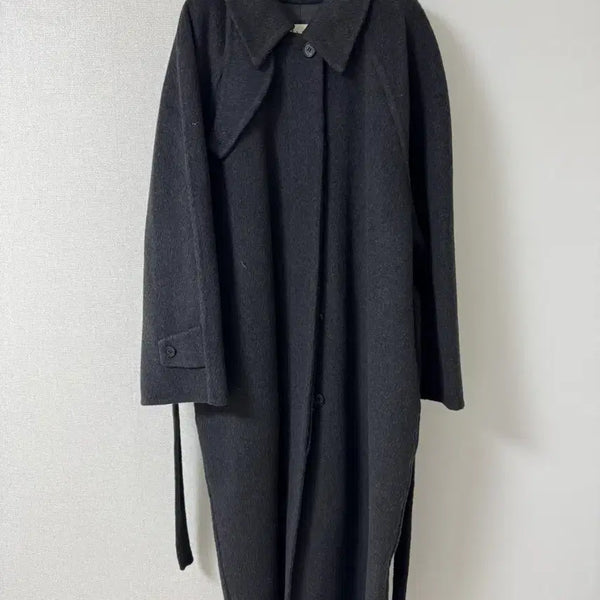 [BUNJANG] Basket Raglan Wool Coat Charcoal / basket 바스켓 나그랑 울코트