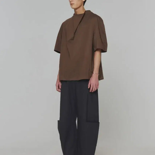 [BUNJANG] Amomento Cowl Neck Brown / [M] 아모멘토 카울넥 브라운