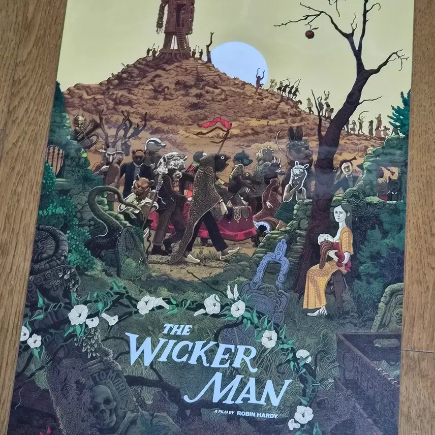 [BUNJANG] Wicker Man Illustrated Poster / 위커맨 일러스트 포스터 판매합니다