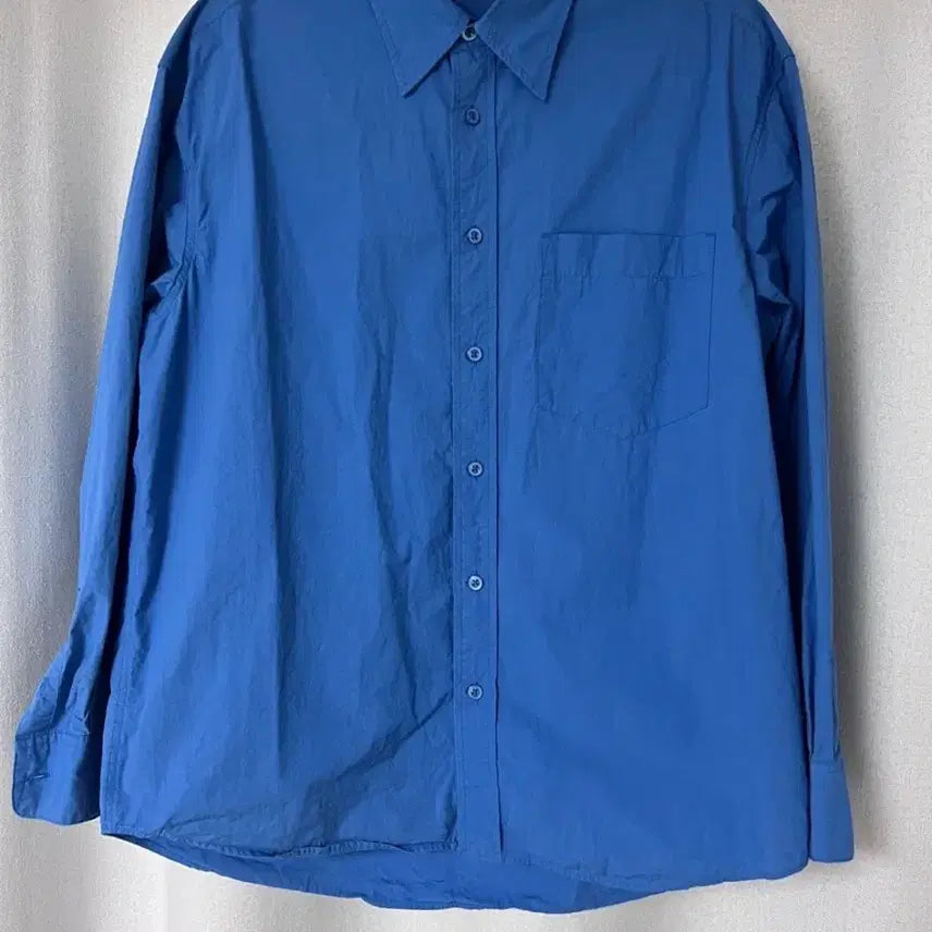 [BUNJANG] 8SECONDS Blue Shirt M / 에잇세컨즈 셔츠 블루 M