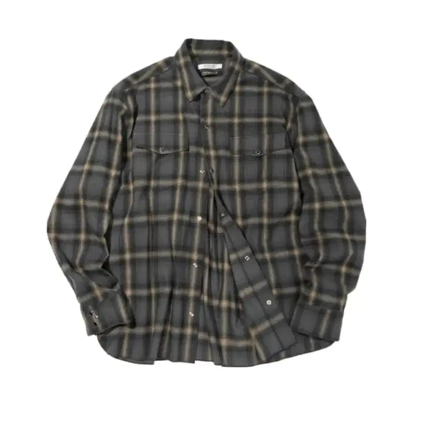 [BUNJANG] Etce Flannel Shirt / Etce 플란넬 셔츠 L