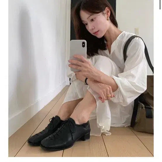 [BUNJANG] Nus Jumi Loafers Black 250 / 누스 이주미 로퍼 블랙 250