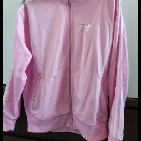 [BUNJANG] Adidas Pink Three-Stripes Track Jacket / 아디다스 핑크 져지