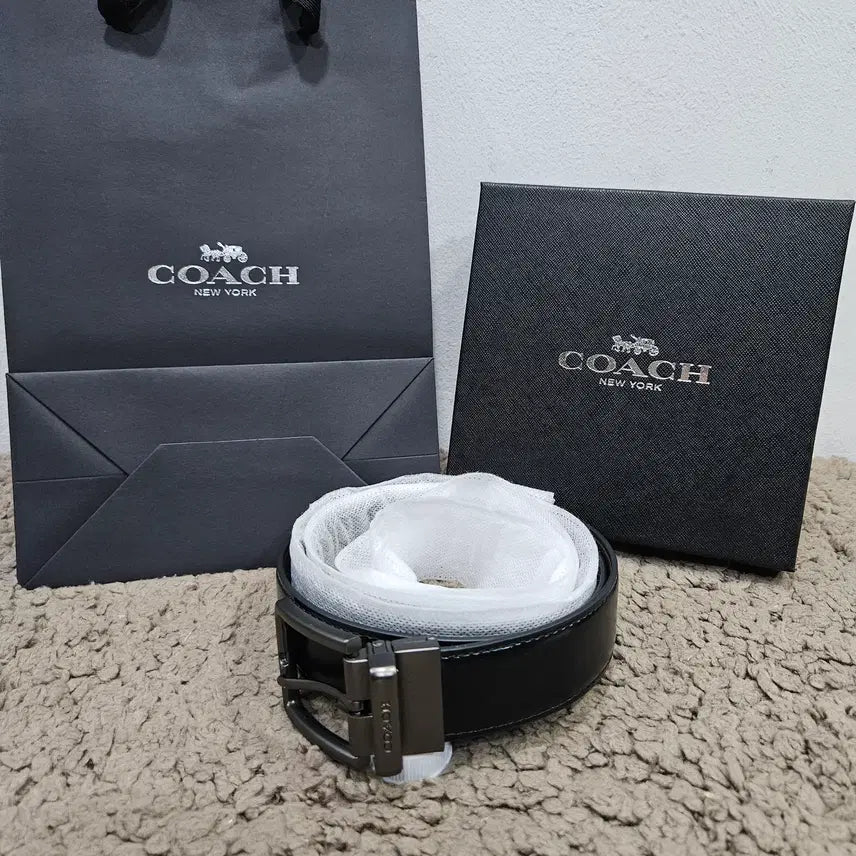 [BUNJANG] Coach Reversible Belt / 코치 리버시블 벨트