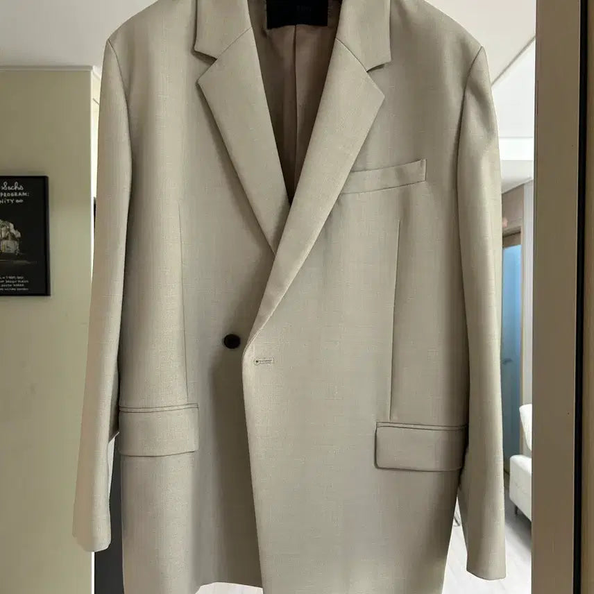 [BUNJANG] Insilence Oversized Double Blazer M / 인사일런스 오버핏 더블 블레이저 M