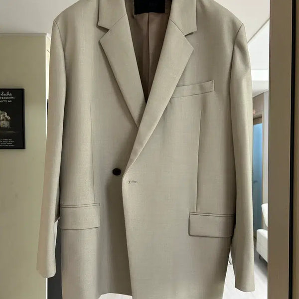 [BUNJANG] Insilence Oversized Double Blazer M / 인사일런스 오버핏 더블 블레이저 M