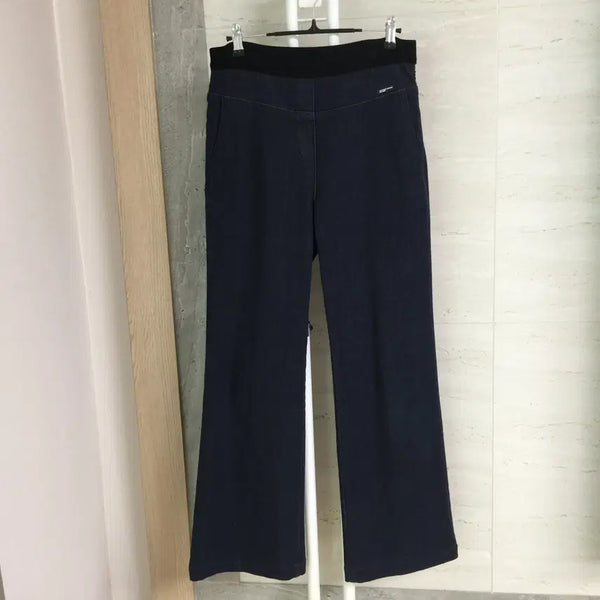 [BUNJANG] SYSTEM 23 Slit Denim Pants Navy / SYSTEM 시스템 23 슬릿 데님 팬츠 64