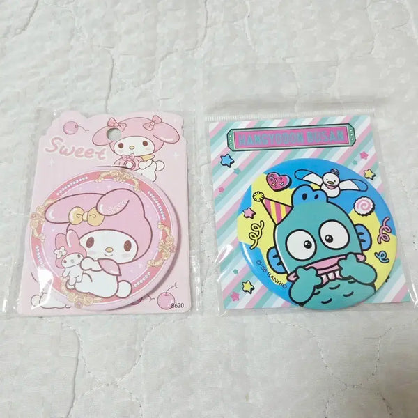 [BUNJANG] Sanrio My Melody & Hangyodon Mini Mirror / 산리오 마이멜로디 한교동 미니거울